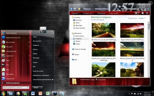 Download Free Alternative AE Windows 7 Theme 3rd Party