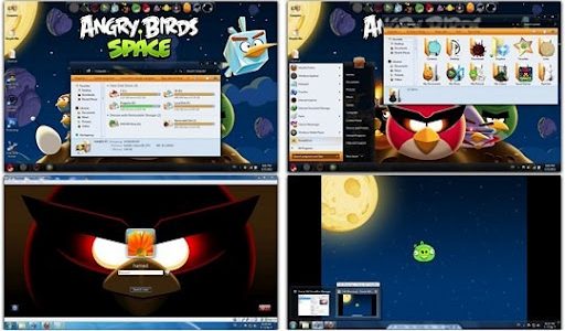 Angry Birds Space Transformation Skin Pack