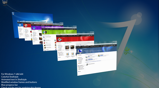 Colorful Windows 7 Theme 3rd Party