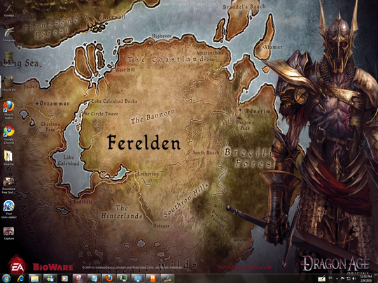 Download Free Dragon Age Origins Windows 7 Theme With Its Sounds ,Icons & Cursors