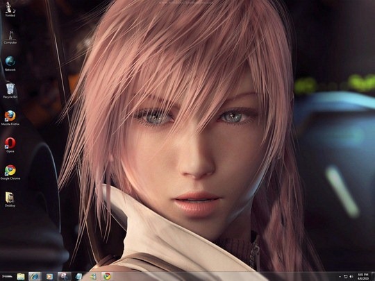 Download Free Final Fantasy XIII Windows 7 Theme Icons Sounds Cursors