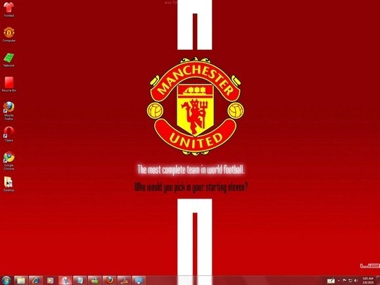 Download Free Manchester United Windows 7 Theme Sounds Icons Cursors