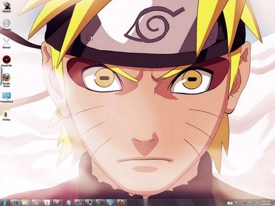 Download Free Naruto & Naruto Shippuden Cartoon windows 7 Themes With Naruto Cursors Icons & Sounds