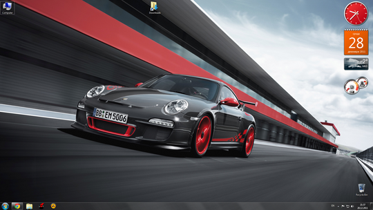 Download Free Porsche Windows 7 Theme