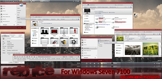 Red Ice Windows 7 Theme 3rd Party