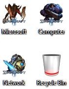 Download Free StarCraft II Windows 7 Themes Icons Sounds Cursors 2