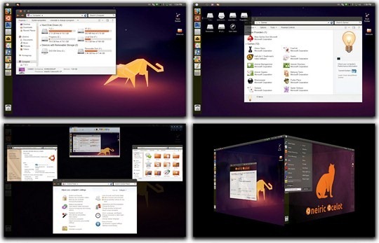 Download Free Ubuntu Transformation Skin Pack