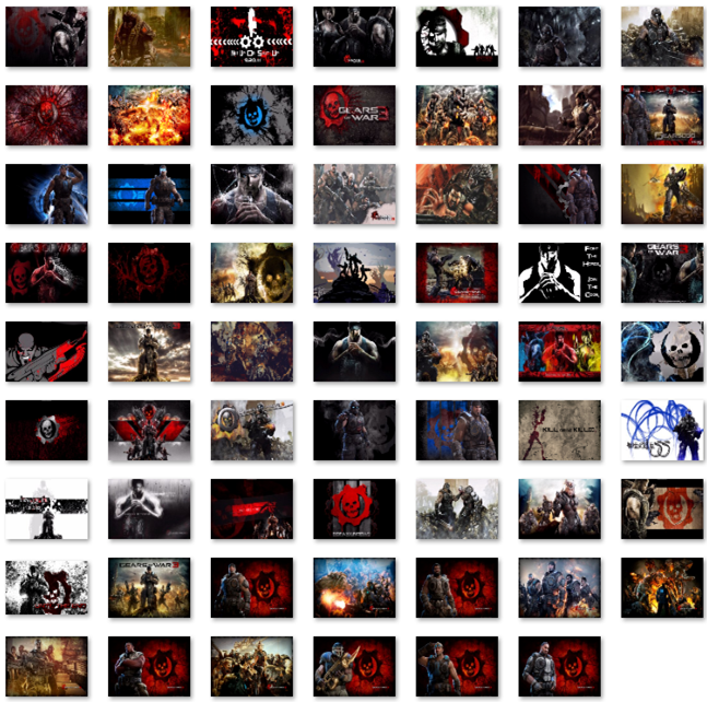 Gears Of War 3 Windows 7 Theme Icons Cursors Sounds (3)