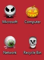 Halloween Windows 7 Theme With Halloween Icons