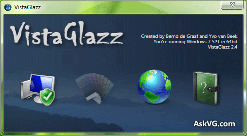 Install 3rd Part Windows 7 Themes By Using Universal Theme Patcher, VistaGlazz and UxStyle 1