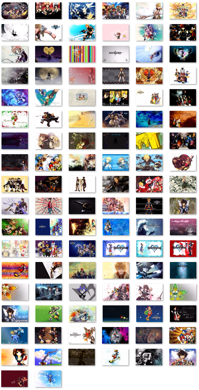 Kingdom Hearts Windows 7 Theme Cursors Sounds Icons Fonts (2)