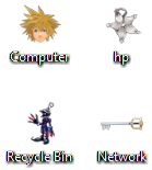 Kingdom Hearts Windows 7 Theme Cursors Sounds Icons Fonts (3)