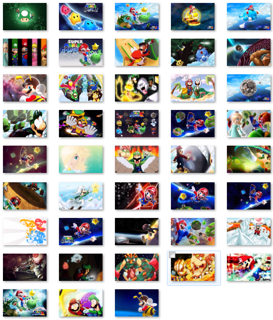 Super Mario Galaxy 2 Windows 7 Theme With Cursors, Icons & Sounds (3)