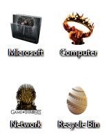 Download Free Game OF Thrones Windows Theme With Icons, Sounds & Cursors 1