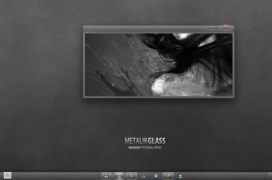 Download Free Metalik Glass Windows 7 Visual Style