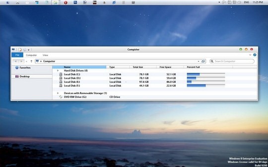 Download Free iMac Windows 8 RTM Visual Style