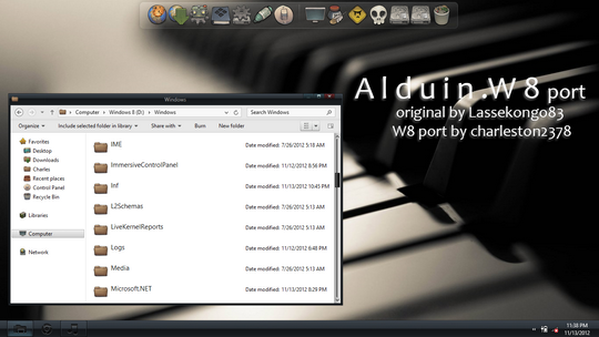 Download Free Alduin Visual Style Port For Windows 8