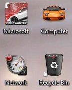 Download Free NFS Most Wanted 2012 Windows Theme With Icons, Sounds & cursors 2