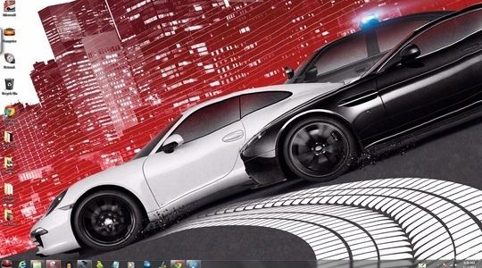 NFS Most Wanted 2012 Windows Theme With Icons, Sounds & cursors