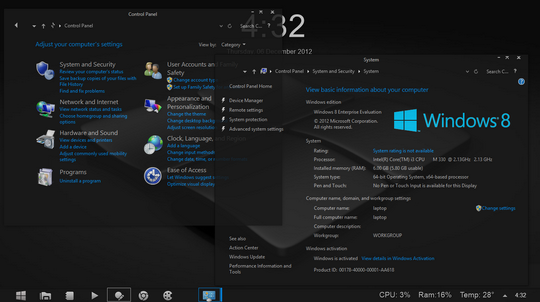 Download Free Gray8 Windows 8 Visual Style