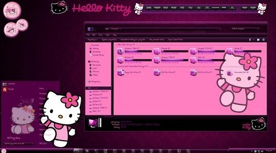 Hello Kitty Windows 7 Visual Style