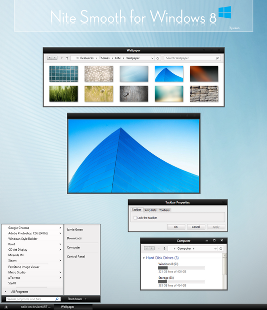 Download Free Nite Smooth Windows 8 Visual Style