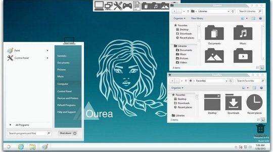 Ourea Windows 8 Skin Pack