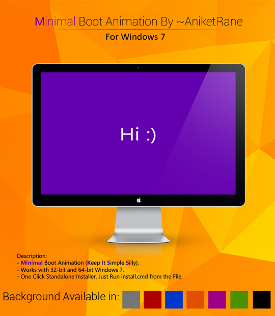 Download Free Minimal Boot Animation For Windows 7