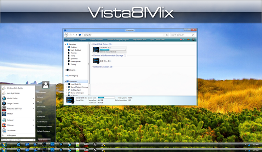 Download Free Vista8Mix Windows 8 Visual Style