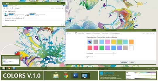 Colors Windows 8 Visual Style