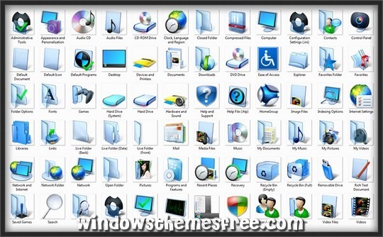 windows 7 glass icon pack