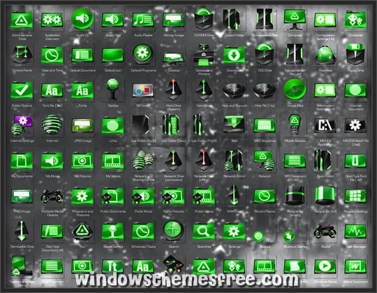 Download Free Encounter Green Windows Icon Pack