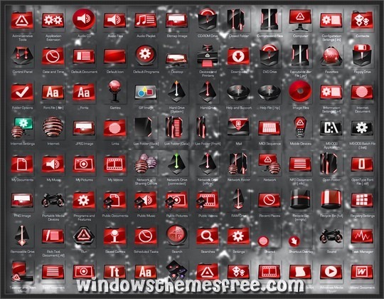 Download Free Encounter Red Windows Icon Pack