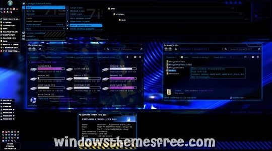 Blue Sulaco Windows 7 Visual Style