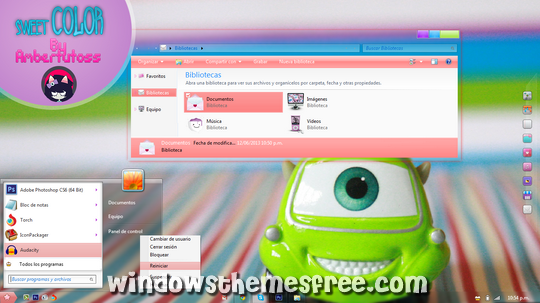 Download Free Sweet Color Windows 7 Visual Style