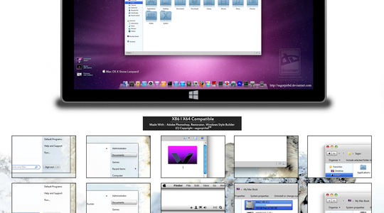 Snow Leopard Windows 8 Visual Style