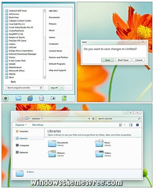 Download Free Arimo Windows 7 Visual Style
