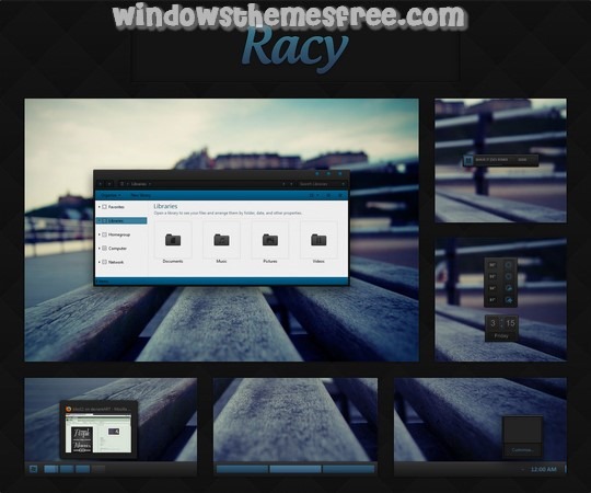 Download Free Racy Windows 7 Visual Style