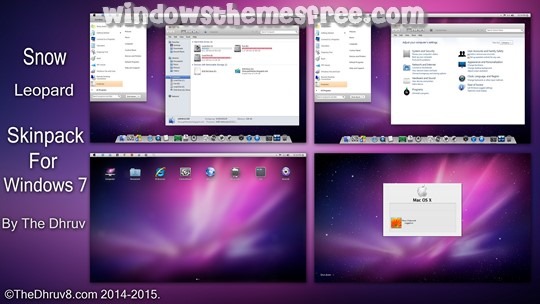 Download Free Snow Leopard Windows 7 Skin Pack