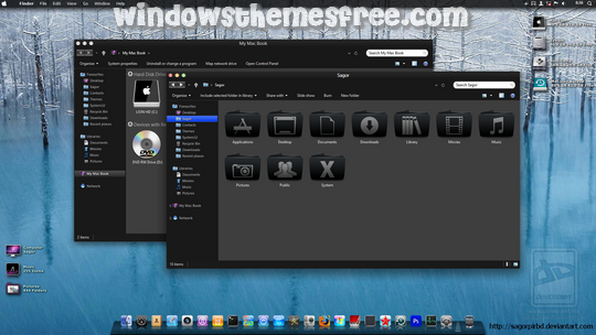 Download Free Dark Lion Windows 8 Visual Style
