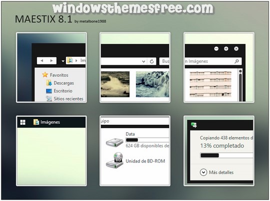 Download Free Maestix Windows 8.1 Visual Style