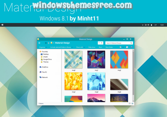 Download Free Material Design Windows 8.1 Visual Style