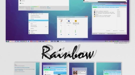 Rainbow Windows 7 Visual Style