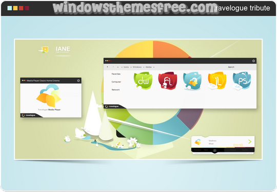 Download Free TRAVELOGUE TRIBUTE Windows 8 Visual Style