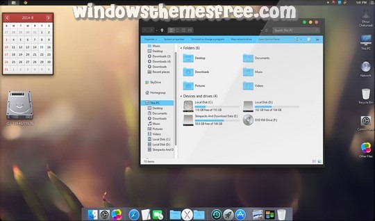 Download Free Black Yosemite Mac Os X Windows Skinpack