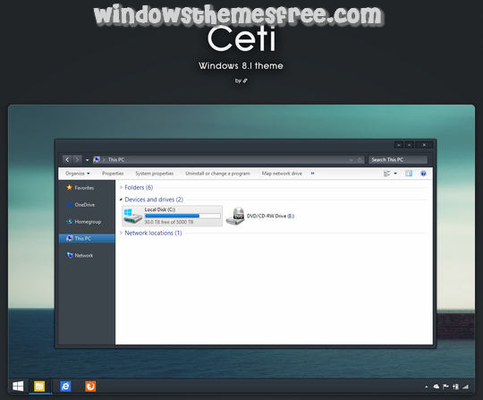 Download Free Ceti Windows 8.1 Visual Style