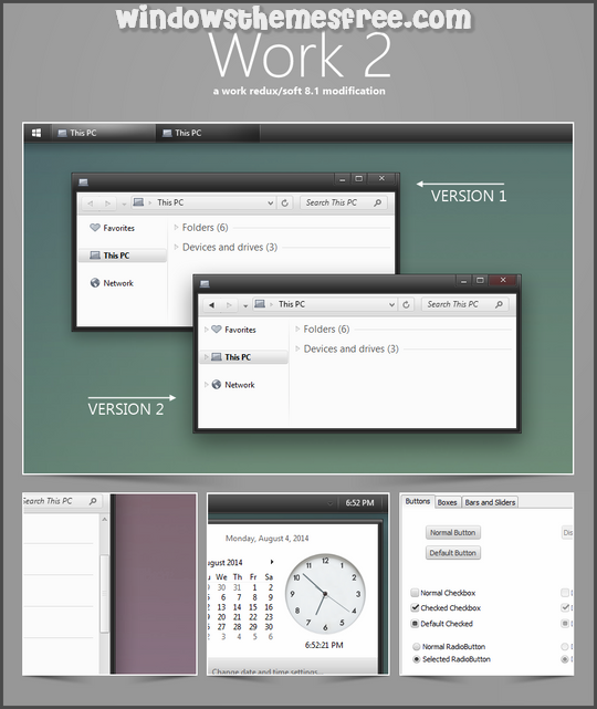 Download Free Work 2 Windows 8.1 Visual Style