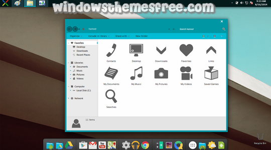 Download Free Android L Windows Skin Pack