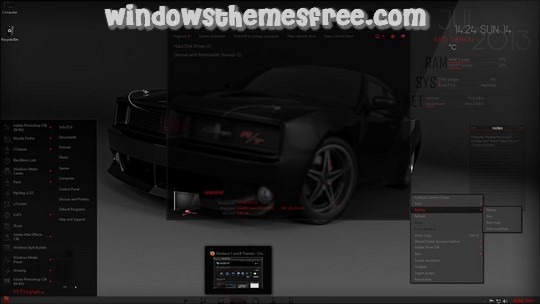 Download Free Red Demon Windows 7 Visual Style