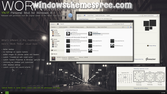 Download Free Work Redux 2 Windows 8.1 Visual Style